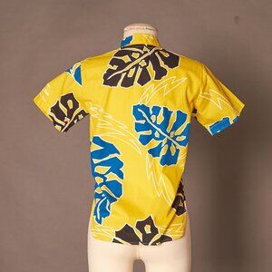 Vintage 1990s Yellow Banana Bay Hawaiian Shirt